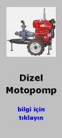 Dizel motopomp 105 ton/saat, 65 m, 4
