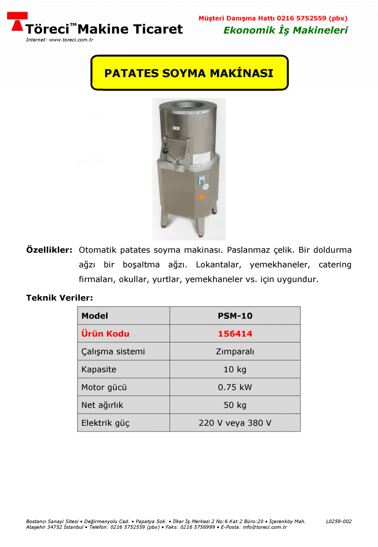 10 kg hacim kapasiteli otomatik sulu patates soyma makinası.