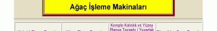 Ağaç İşleme Makineleri 