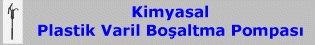 Kimyasal Plastik Varil Boşaltma Pompası