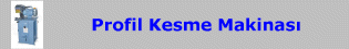 Profil Kesme Makinası (400 mm)