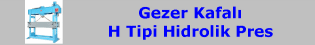 Gezer Kafalı H Tipi Hidrolik Pres