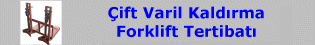 Çift Varil Taşıma Forklift Tertibatı