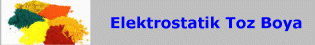 Elektrostatik Toz Boya