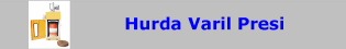 Hurda Sac Varil Pres