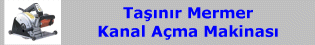 Taşınır Mermer Kanal Açma Makinası