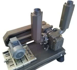 500 m3/saat kapasiteli ex-proof (patlayıcı gaz ortamı) helis loblu blower.