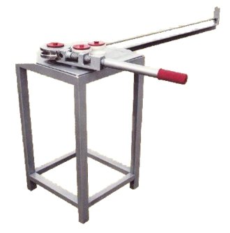 16 - 19 ve 25 mm bükme kapasiteli maçalı masalı manuel boru bükme makinası.